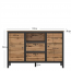Loft-MB KOM2D2S Kommode