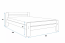 Dall-s Bed with 120x200 mattress,pine
