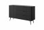 Lante D KOM138 D3S Black Kommode