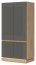 MILTON-ML 08 Шкаф,Cremona torro oak/grey matt