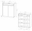 HARD A Chest,Beige/Cremona Oak