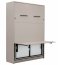 GENIUS GS-P-V-B-120x200 Vertical Kappvoodi koos kirjutuslauaga