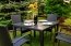 Garden furniture set ECCELLENTE Black