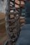 PIATTO LO.015.001 brown, patchy Hanging chair with cushions