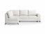 BRANDO L NAR Corner sofa with pouf