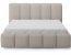 SKU-BEG 140 Upholstered Bed With Container