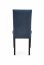 DIEGO 2 Chair black/monolith 77 dark blue