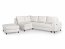 BRANDO L NAR Corner sofa with pouf