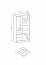 NELLY 2D+LUS Riidekapp (nut/black lamella)