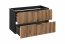 XILO BLACK WOTAN 82-100-D-2S Sink cabinet