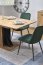 FABIANO Dining table (extendable) oak artisan / black