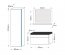 Furnitech Ванная комната DR1-17W-HG21-60U Z UM white/white gloss