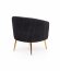 CROWN Armchair (black/gold)