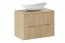 UM- UN-LENA-MW17 Pinnapealsed valamu Matt White 61,5 cm