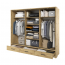 ArtiAR -01P Sliding door wardrobe with lighting and mirror 250cm