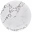 MORATA Round Table White marble/black/gold