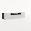 NOE BW RTV 200 cm TV seinakapp,Must matt/Valge matt