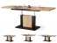MAZZONI Extendable table transformer (oak craft/black mat)