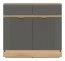 MILTON-ML 02 Kummut,Cremona torro oak/grey matt