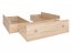 Nepo Plus S435-LOZ3S_OPCJA Option Ящики подкроватные для кровати 140x200 (Дуб сонома)