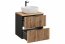 XILO BLACK WOTAN 82-60-D-2S Waschbeckenunterschrank