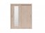 IBX- 180 Sliding door wardrobe (oak light estana)