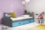 LIL- 1 Кровать детская с матрасом 200x90 графит