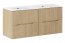Nordic-Cremona 82-60-46-2S Cabinet Under Washbasin 60cm 2 Drawers
