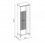 Velutto SZF LUS 1D/40 Peegeliga riidekapp