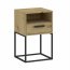 NEW-Trend 5 Bedside,artisan oak