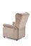 AGUSTIN recliner with massage function, color: beige