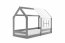 HOUSE- WITH A WINDOW Lastevoodi 160x80,grafiit