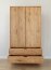 Simona PRHSIM07 Wardrobe 90 cm wide,solid oak