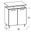 TIFANY T22/D80 Напольный шкаф