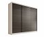 SW-AND-250 cm -WB Sliding wardrobe,White matt/black matt