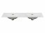 ADEL- WHITE 120 cm Bathroom SET