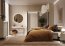 TREND TS-04 Chest of drawers with LED lighting,Beige sand/black