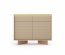 Style-Japandi D Chest with 2 doors,2 drawers and lighting