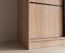 SW-KER-200 cm-SB Sliding wardrobe with mirror,Sonoma/black