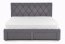BETINA 160 Bed with box (Grey)