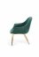 ELEGANCE- 2 FOT Chair (green/gold)