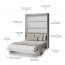 BED-CONCEPT BC-36 140x200 140x200 Electric Vertical Wall Bed with headboard