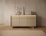 Style-Japandi C Sideboard mit 3 Schubladen 3 Türen,LED-Beleuchtung