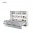 BED BC-04 CONCEPT 140x200 Horizontal Wall Bed