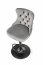 H117 Bar stool,dark grey
