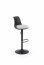 H127 Bar stool,black/grey