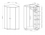 Planet PL2 L/R Corner wardrobe