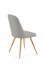 K214 chair grey/honey oak