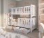 NATHAN Bunk bed with mattress grey acrylic