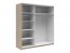 Version- Tetrix SZF/183/2M Sliding wardrobe with mirror